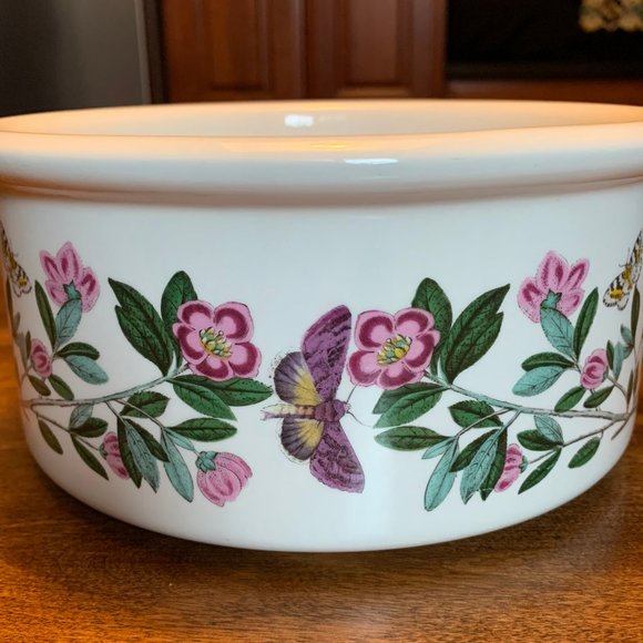 Vintage Portmeirion Botanic Garden Rhododendron Pattern Drum Bowl - Picture 5 of 9